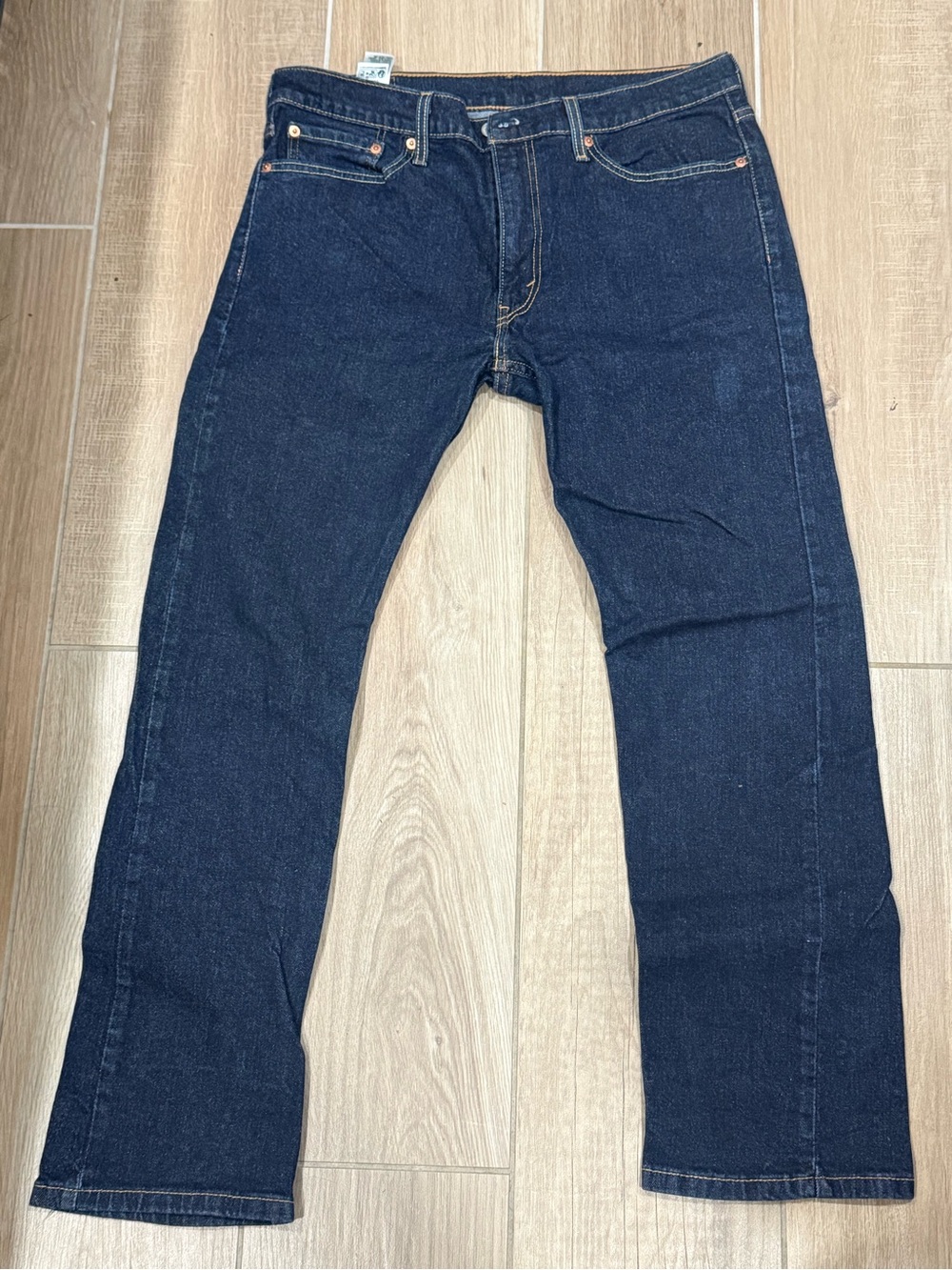 Levi's Navy Straight-Leg Jeans